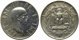 Vittorio Emanuele III (1900-1943). 2 lire 1936 "Impero". Gig. 118 R. BB+ lucidata
