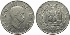 Vittorio Emanuele III (1900-1943). 2 lire 1943 "Impero". Gig. 124 R. qBB