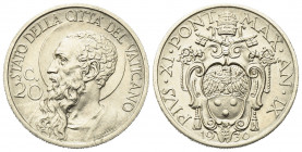 VATICANO. Pio XI (1929-1938). 20 centesimi 1930. Gig. 57. FDC