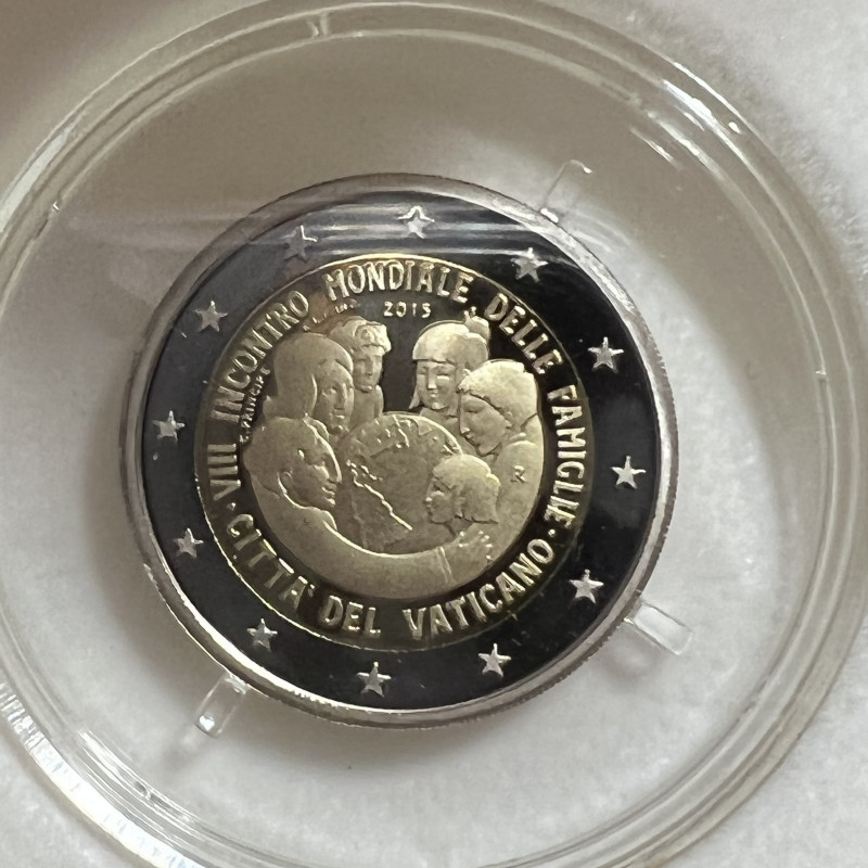 Vaticano. Monetazione in Euro. Papa Francesco. 2 Euro 2015. PROOF