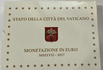 Vaticano. Monetazione in Euro. Papa Francesco. Divisionale 2017. PROOF