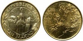 SAN MARINO. 200 lire 2001. FDC