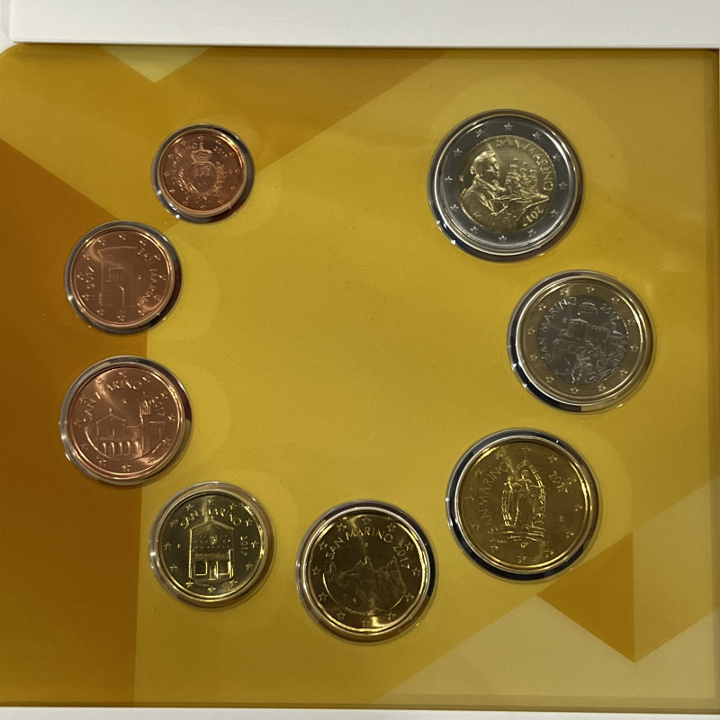 SAN MARINO. Monetazione in Euro. Divisionale 2017. FDC