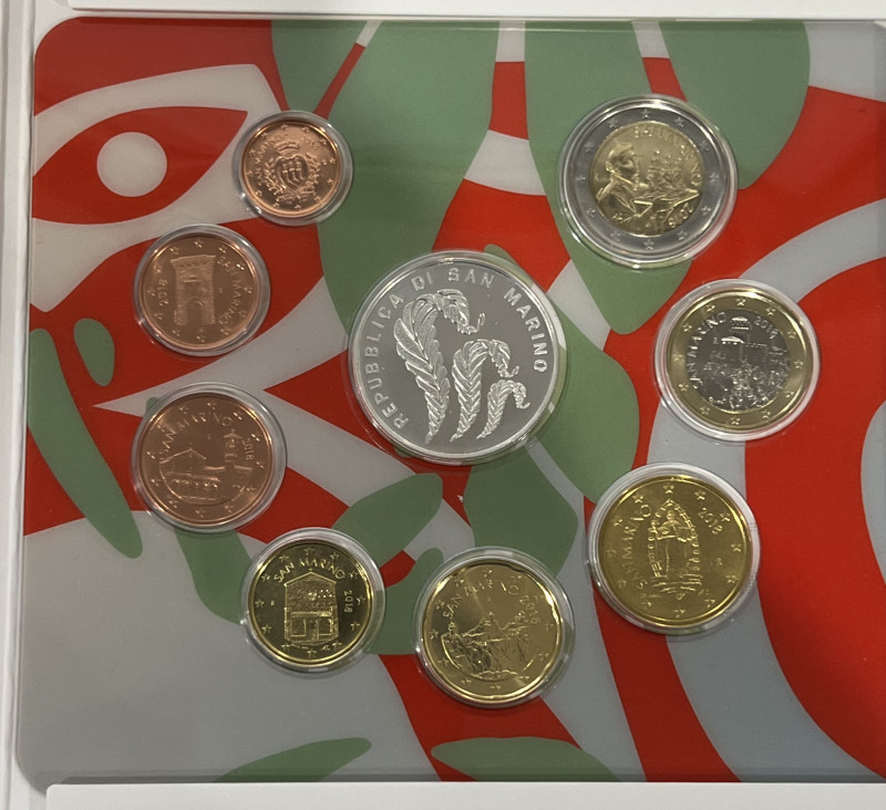 SAN MARINO. Monetazione in Euro. Divisionale 2018. FDC
