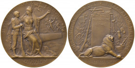 FRANCIA. Medaglia Ministero della guerra AE (68,33 g - 49,8 mm). Colpetto al bordo. SPL+