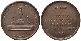 URUGUAY. Medaglia 1896 "Inaugurazione monumento Joaquin Suarez". AE (11,65 g - 30,7 mm). qFDC