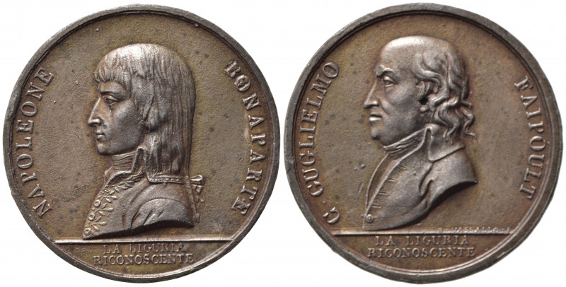 NAPOLEONICHE. Napoleone Bonaparte - Guglielmo Faipoult - La Liguria Riconoscente...