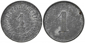 SCHWARMSTEDT. Token Campo di prigionia WWI - Offizier Gefangenenlager 1 pfennig. BB+