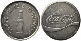 UDINE E PORDENONE. Gettone SO.F.I.B. Coca Cola. Ni (7,74 g). qFDC