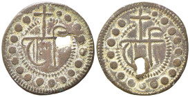 Tessera Mercantile XIII-XIV sec. AE (3,28 g). MB