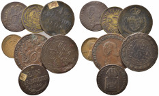 MONETE MONDIALI. Lotto di 7 monete. MB-BB