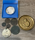 Lotto misto di monete e medaglie italiane.