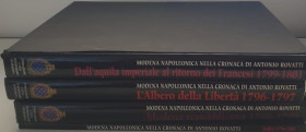 Brizzi G.P. 3 Voll. + Indice Modena Napoleonica nella Cronaca di Antonio Rovati.3 Voll. + Indice 1) L' Albero della Libertà 1796-1797. Milano 1995. Te...