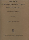 SYLLOGE NUMM. GRAECORUM. Deutschland. Sammlung V. Aulock. LYDIEN. Berlin, 1963. pp. 3, tavv. 92 - 107. ril ed. buono stato, raro.