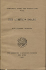 THOMPSON M. – The Agrinion Hoard. N.N.A.M. 159. New York, 1968. Pp.130, tavv. LVI. Ril.ed. Buono stato