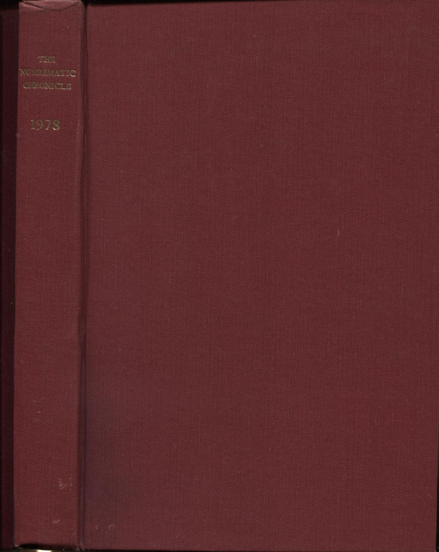 A.A.V.V. The Numismatic Chronicle. London,1978. Pp. 217 + XXXVI, tavv. 36, ill. ...