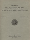 A.A.V.V. Memorie dell'Accademia Italiana di Studi Filatelici e Numismatici. Vol. II, fascicoli 3 e 4. Reggio Emilia, 1985. Pp. 139, ill. nel testo. In...