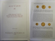 NAC 24 - A Higly Important Collection of Roman and Byzantne Gold Coins. Pp. 199, ill. a colori nel testo. ril. In tela, nuovo.(Fuori catalogo-difficil...