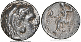 MACEDONIAN KINGDOM. Alexander III the Great (336-323 BC). AR tetradrachm (25mm, 17.09 gm, 9h). NGC Choice VF 4/5 - 4/5. Posthumous issue of Babylon, u...