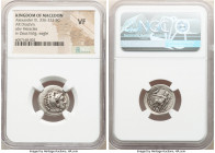 MACEDONIAN KINGDOM. Alexander III the Great (336-323 BC). AR drachm (18mm, 1h). NGC VF. Lifetime issue of Miletus, ca. 325-323 BC. Head of Heracles ri...