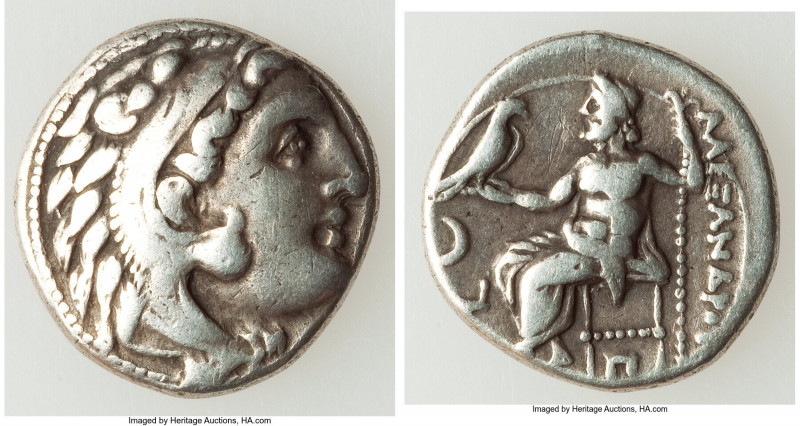 MACEDONIAN KINGDOM. Alexander III the Great (336-323 BC). AR drachm (17mm, 4.14 ...