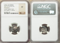 LYCIAN LEAGUE. Olympus. Pseudo-League Issue. Ca. 2nd-1st centuries BC. AR drachm (16mm, 1h). NGC XF. Period II, Series 2, ca. 100-88 BC. Laureate bust...