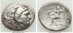PAMPHYLIA. Perga. Ca. 221-189 BC. AR tetradrachm (34mm, 16.05 gm, 12h). Choice Fine. In the name and type of Alexander III the Great of Macedon, dated...