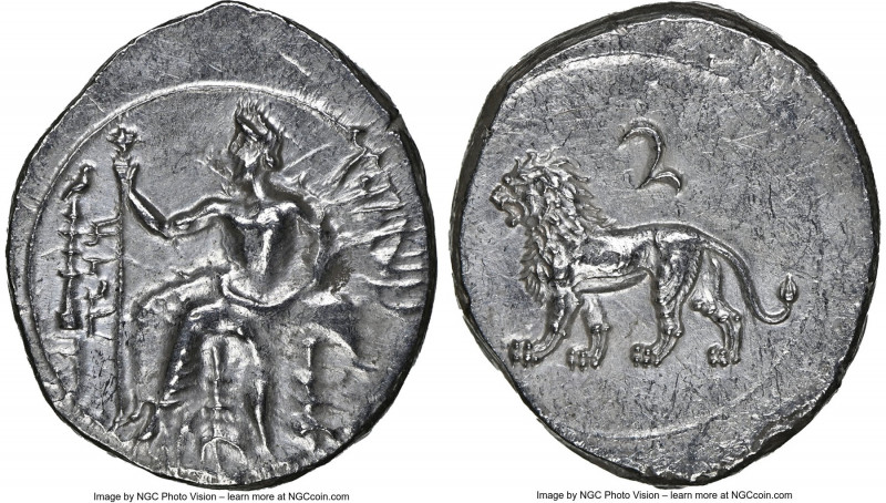 CILICIA. Tarsus. Mazaeus, as Satrap (ca. 361-328 BC). AR stater (24mm, 10.57 gm,...