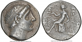 SELEUCID KINGDOM. Antiochus I Soter (281-261 BC). AR tetradrachm (28mm, 2h). NGC Choice Fine. Seleucia on the Tigris. Diademed head of Antiochus I rig...