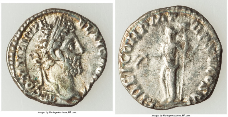 Commodus (AD 177-192). AR denarius (17mm, 2.42 gm, 2h). VF. Rome, AD 190-191. M ...