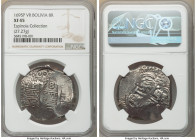 Charles II Cob 8 Reales 1695 P-VR XF45 NGC, Potosi mint, KM26. 27.27gm. Ex. Espinola Collection

HID09801242017

© 2022 Heritage Auctions | All Ri...
