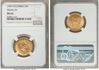 Republic gold 5 Pesos 1929 MS64 NGC, Medellin (MFDFLLIN) mint, KM204. AGW 0.2355 oz. 

HID09801242017

© 2022 Heritage Auctions | All Rights Reser...