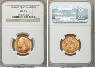 Frederick VIII gold 20 Kroner 1908 (h)-VBP MS63 NGC, Copenhagen mint, KM810. AGW 0.2593 oz. 

HID09801242017

© 2022 Heritage Auctions | All Right...