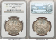 Frankfurt. Free City "Constitutional Convention" 2 Gulden 1848 MS64 NGC, KM337. Mintage: 8,600. Satin mint bloom with taupe-gray tone. 

HID09801242...
