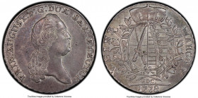 Saxony. Friedrich August III Taler 1778-EDC AU50 PCGS, KM992.1, Dav-2690. Convention taler. 

HID09801242017

© 2022 Heritage Auctions | All Right...