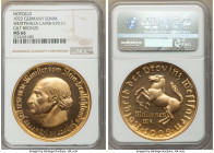 Westphalia gilt-bronze Notgeld 50 Million Mark 1923 MS66 NGC, Lamb-579.11. 

HID09801242017

© 2022 Heritage Auctions | All Rights Reserved