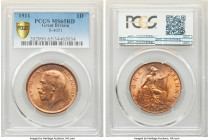 George V Penny 1911 MS65 Red PCGS, KM810. S-4051 First year of type. 

HID09801242017

© 2022 Heritage Auctions | All Rights Reserved