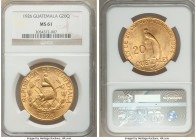 Republic gold 20 Quetzales 1926 MS61 NGC, Philadelphia mint, KM246, Fr-48.

HID09801242017

© 2022 Heritage Auctions | All Rights Reserved