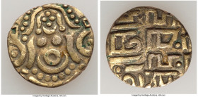 Gahadavalas of Kanauj. temp. Govindachandra gold 4-1/2 Masha (Dinar) ND 1114-1154) XF, Zeno-4383. 18.2mm. 4.09gm. 

HID09801242017

© 2022 Heritag...