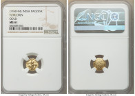 Dutch India gold Pagoda ND (1760-1794) MS61 NGC, Tuticorin mint, KM49. 

HID09801242017

© 2022 Heritage Auctions | All Rights Reserved