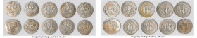 Abbasid Governors of Tabaristan 10-Piece Lot of Uncertified Assorted Hemidrachms, Includes 10 Anonymous issues. Average condition AU. Average weight 1...