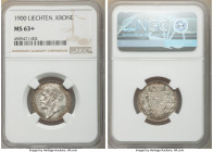 Johann II Krone 1900 MS63+ NGC, KM-Y2.

HID09801242017

© 2022 Heritage Auctions | All Rights Reserved