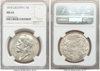 Johann II 5 Kronen 1910 MS62 NGC, Vienna mint, KM-Y4.

HID09801242017

© 2022 Heritage Auctions | All Rights Reserved