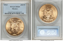 Estados Unidos gold 50 Pesos 1943-Mo MS64 PCGS, Mexico City mint, KM482. AGW 1.2056 oz. 

HID09801242017

© 2022 Heritage Auctions | All Rights Re...