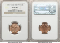 Carol I 2 Bani 1867-HEATON MS65 Red NGC, Heaton mint, KM2.1.

HID09801242017

© 2022 Heritage Auctions | All Rights Reserved