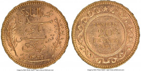 Muhammad al-Hadi Bey gold 20 Francs AH 1322 (1904)-A MS64 NGC, Paris mint, KM234. AGW 0.1867 oz. 

HID09801242017

© 2022 Heritage Auctions | All ...