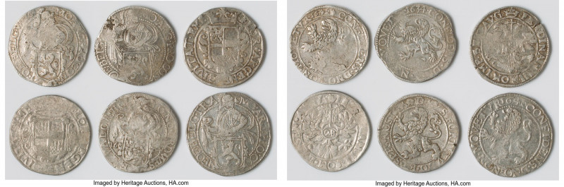6-Piece Lot of Uncertified Assorted Issues, 1) Germany: Emden. Free City 28 Stub...