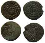 Pontos. Amisos. Time of Mithradates VI Eupator. Lot of 2 coins.
