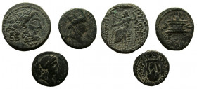 Syria. Seleucis and Pieria. Antioch. Pseudo-autonomous issue. Lot of 3 coins.