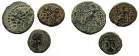 Syria. Seleucis and Pieria. Antioch. Pseudo-autonomous issue. Lot of 3 coins.